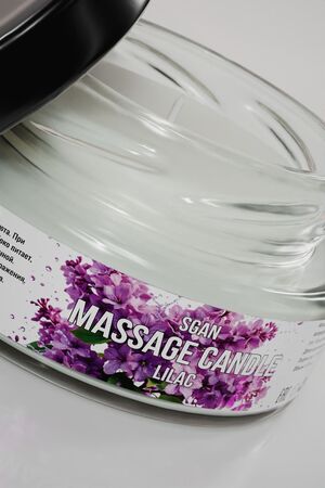 Массажная свеча «Сирень» - 50 мл.